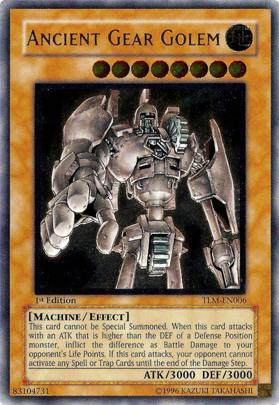 Ancient Gear Golem [TLM-EN006] Ultimate Rare | Good Games Adelaide SA