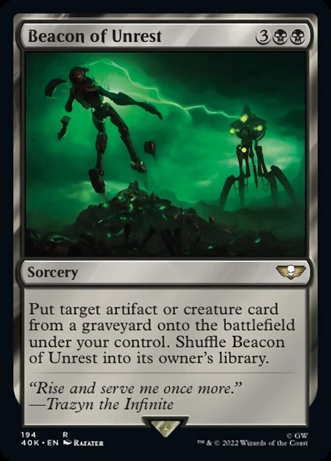 Beacon of Unrest (Surge Foil) [Universes Beyond: Warhammer 40,000] | Good Games Adelaide SA