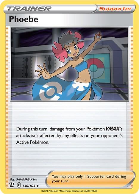 Phoebe 130/163 (SWSH05: Battle Styles)  | Good Games Adelaide SA