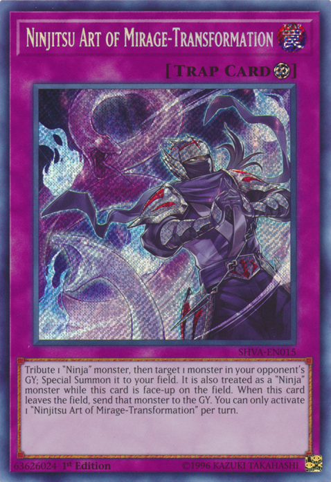 Ninjitsu Art of Mirage-Transformation [SHVA-EN015] Secret Rare | Good Games Adelaide SA