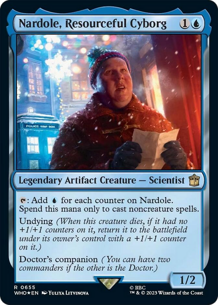 Nardole, Resourceful Cyborg (Surge Foil) [Doctor Who] | Good Games Adelaide SA