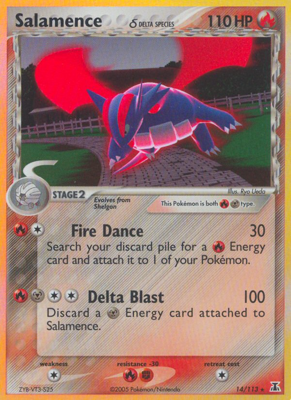 Salamence (14/113) (Delta Species) [EX: Delta Species] | Good Games Adelaide SA