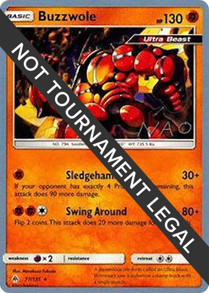 Buzzwole 2018 Naohito Inoue 77/131 (World Championship Decks)  | Good Games Adelaide SA
