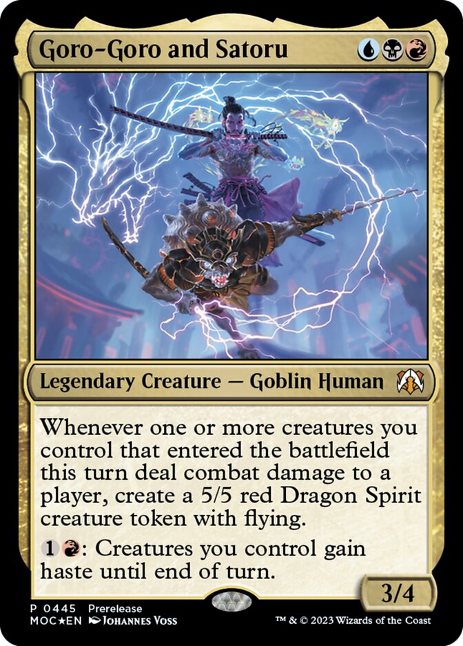 Goro-Goro and Satoru 445 (Commander: March of the Machine)  | Good Games Adelaide SA