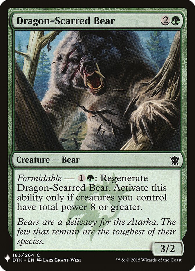 Dragon-Scarred Bear [Mystery Booster] | Good Games Adelaide SA
