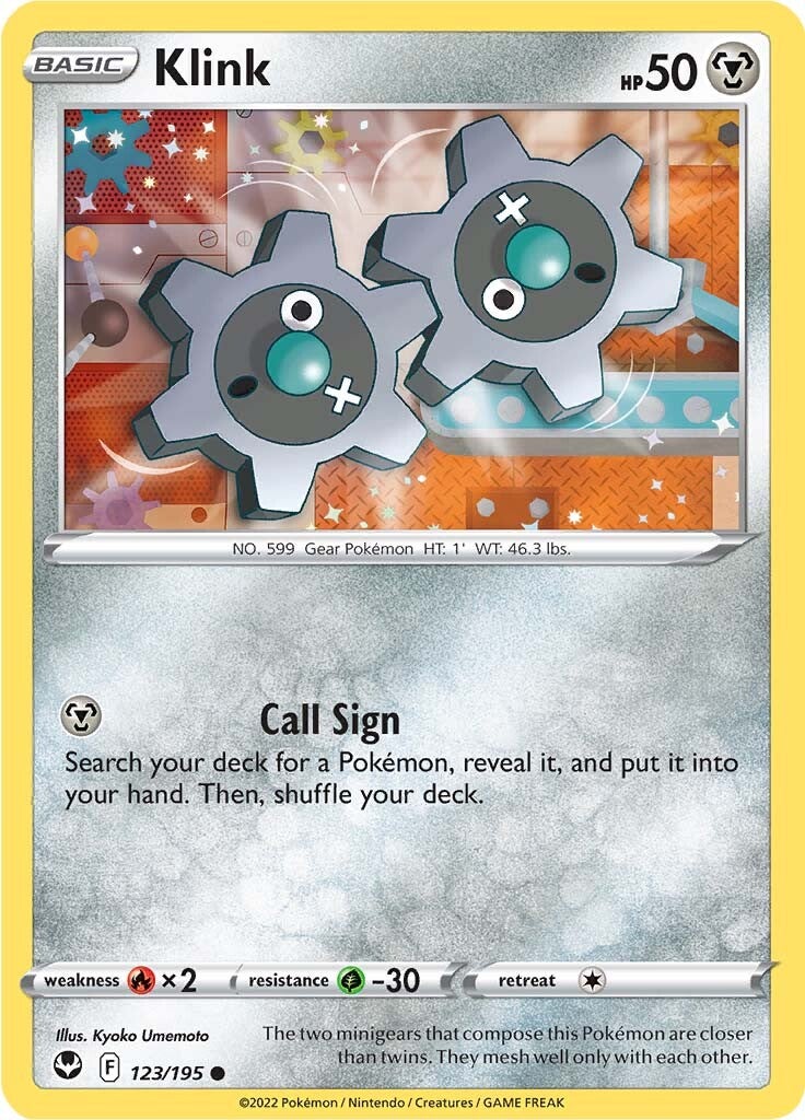 Klink (123/195) [Sword & Shield: Silver Tempest] | Good Games Adelaide SA