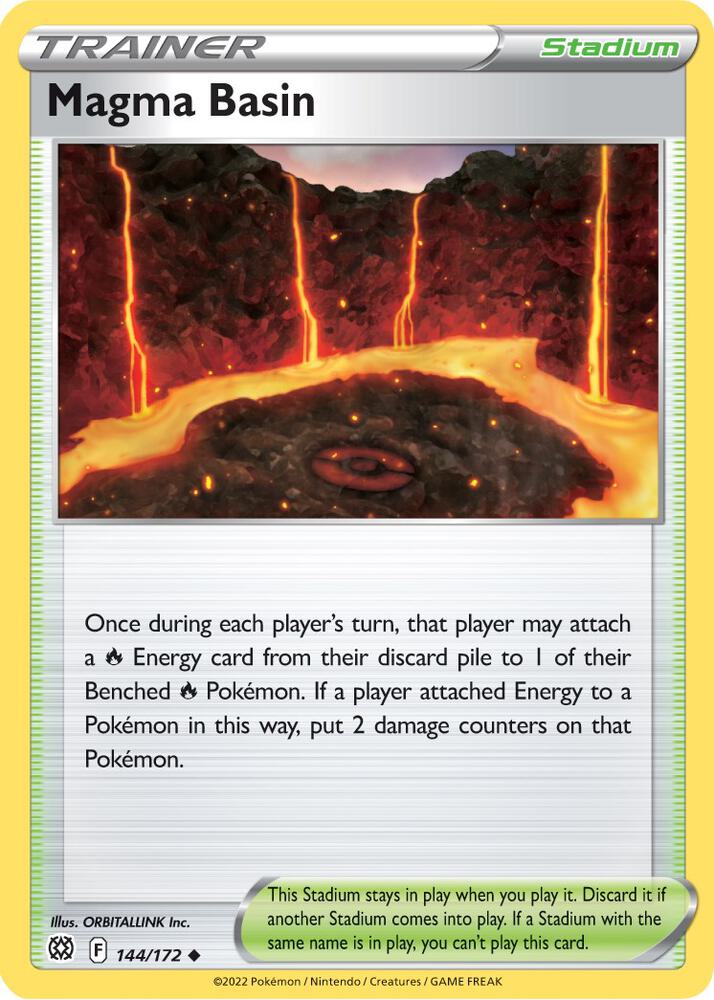 Magma Basin 144/172 (SWSH09: Brilliant Stars)  | Good Games Adelaide SA