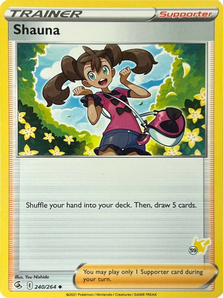 Shauna 240 264 59 Pikachu Stamped 240/264 (Battle Academy 2022)  | Good Games Adelaide SA