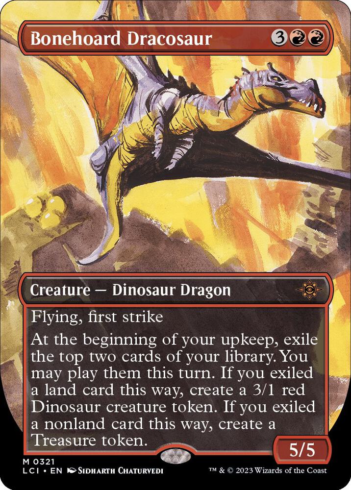 Bonehoard Dracosaur 321 (The Lost Caverns of Ixalan)  - Foil | Good Games Adelaide SA