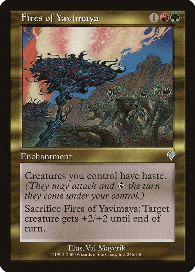 Fires of Yavimaya 246 (Invasion)  - Foil | Good Games Adelaide SA
