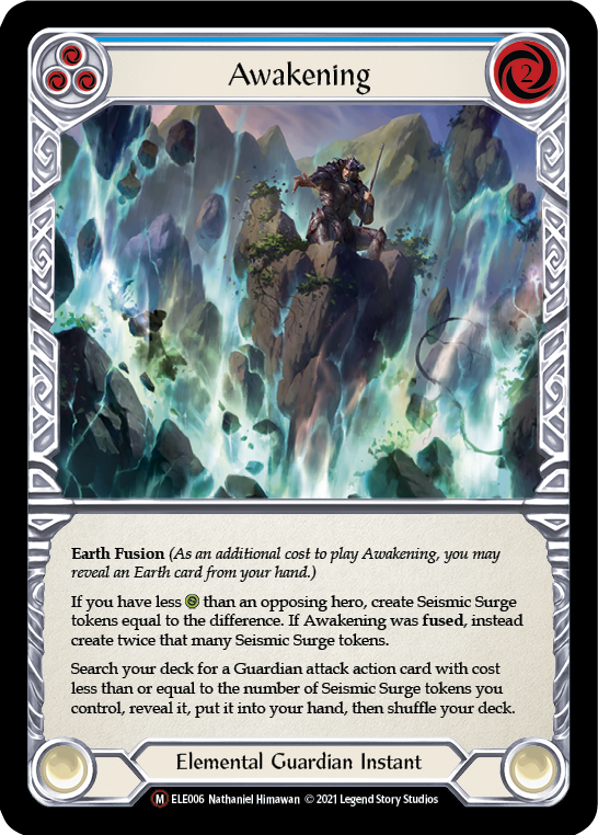 Awakening [U-ELE006] Unlimited Rainbow Foil | Good Games Adelaide SA