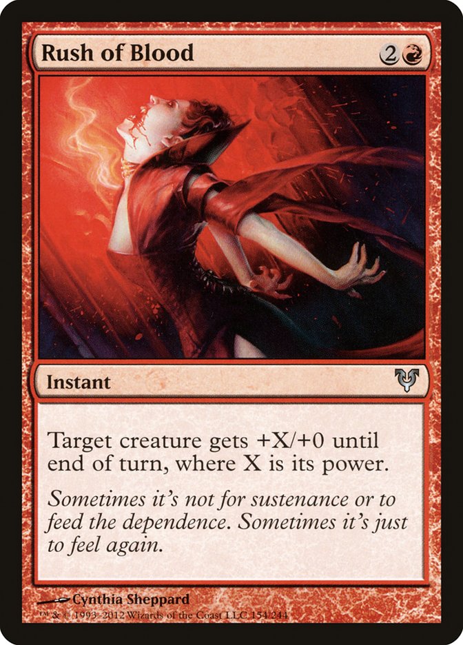Rush of Blood 154 (Avacyn Restored)  - Foil | Good Games Adelaide SA