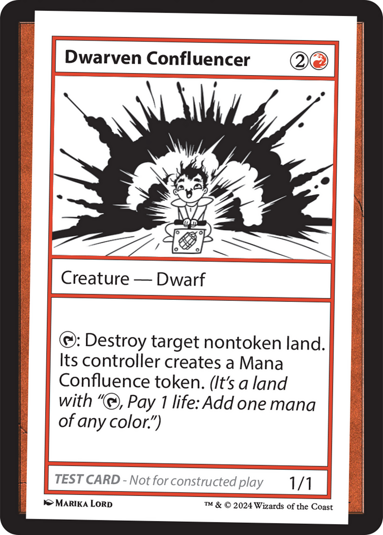 Dwarven Confluencer [Mystery Booster 2 Playtest Cards] | Good Games Adelaide SA