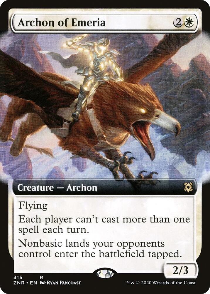 Archon of Emeria 315 (Zendikar Rising)  - Foil | Good Games Adelaide SA