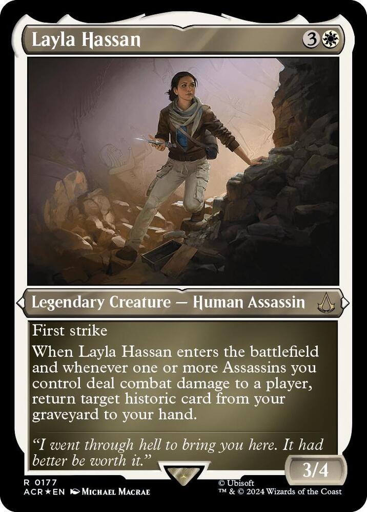 Layla Hassan 177 (Universes Beyond: Assassin's Creed)  - Foil | Good Games Adelaide SA