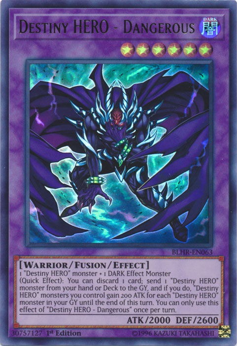 Destiny Hero - Dangerous [BLHR-EN063] Ultra Rare | Good Games Adelaide SA