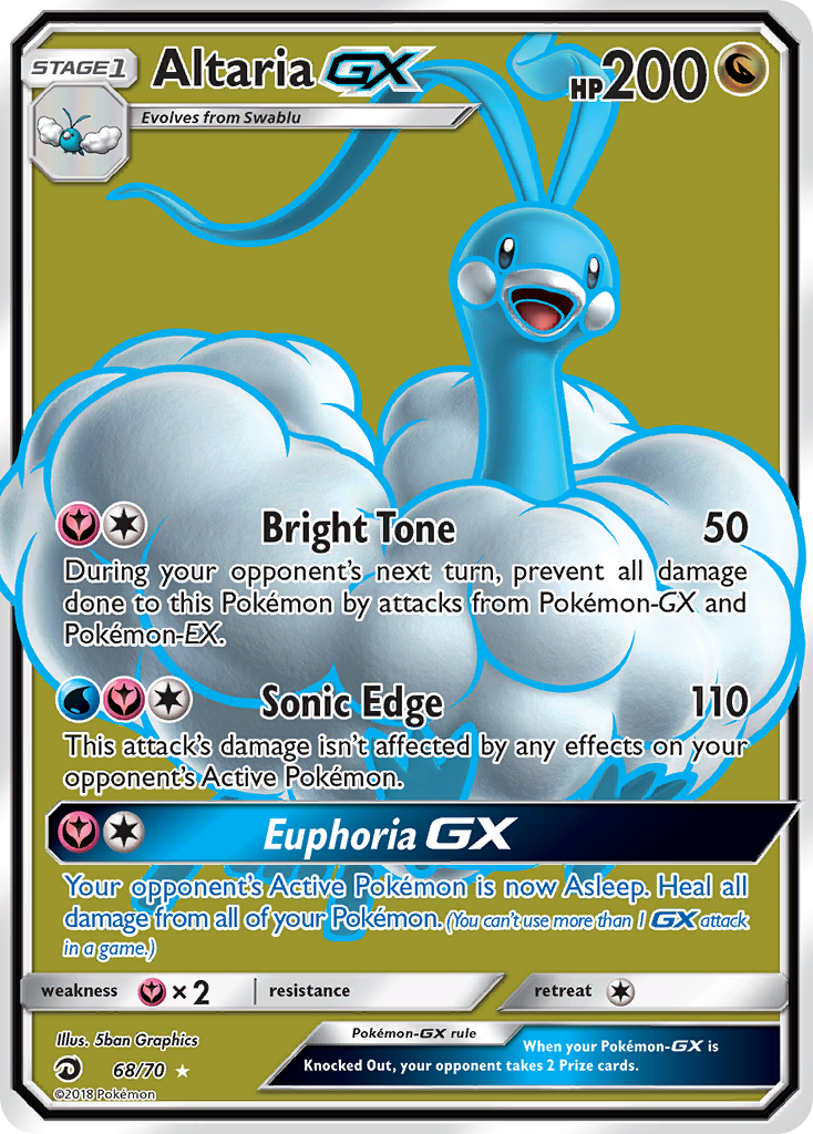 Altaria GX (68/70) [Sun & Moon: Dragon Majesty] | Good Games Adelaide SA