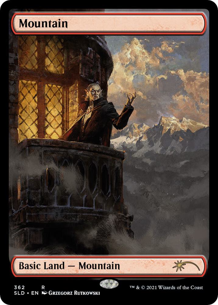 Mountain The Dracula Lands 362 (Secret Lair Drop Series)  - Foil | Good Games Adelaide SA