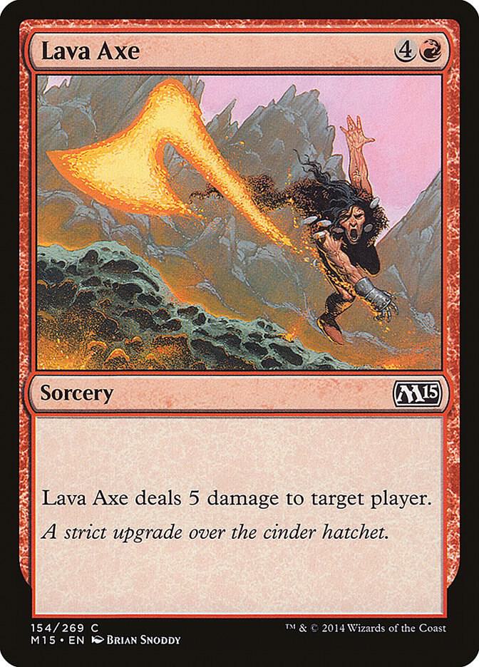 Lava Axe 154 (Magic 2015 (M15))  - Foil | Good Games Adelaide SA