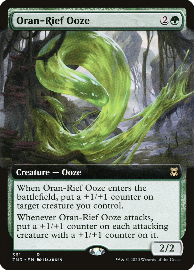 Oran-Rief Ooze (Extended Art) [Zendikar Rising] | Good Games Adelaide SA