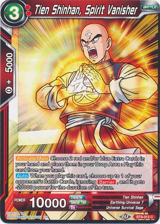 Tien Shinhan, Spirit Vanisher [BT9-012] | Good Games Adelaide SA