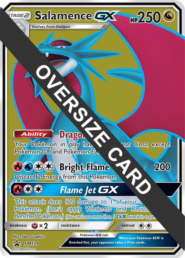 Salamence GX SM139 SM Black Star Promo SM139 (Jumbo Cards)  - Holofoil | Good Games Adelaide SA