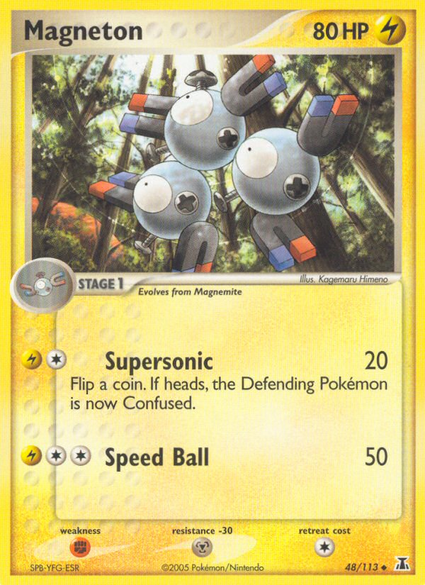 Magneton (48/113) [EX: Delta Species] | Good Games Adelaide SA