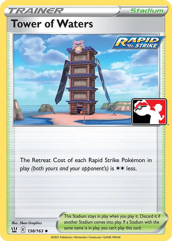 Tower of Waters Series 1/2 138/163 (Prize Pack Series Cards)  | Good Games Adelaide SA