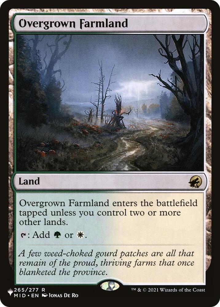 Overgrown Farmland 265/277 (The List Reprints)  | Good Games Adelaide SA