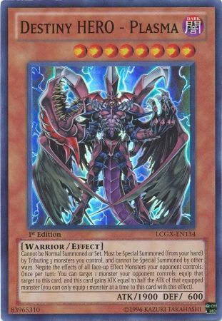Destiny HERO - Plasma [LCGX-EN134] Super Rare | Good Games Adelaide SA