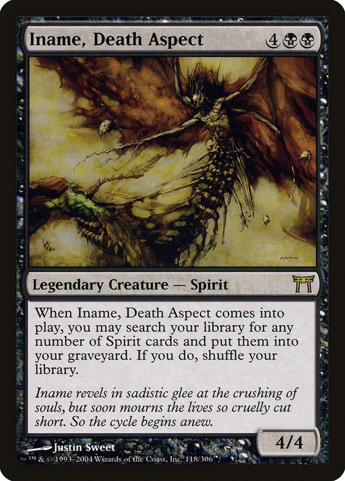 Iname, Death Aspect 118 (Champions of Kamigawa)  - Foil | Good Games Adelaide SA