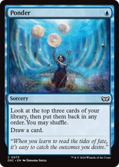 Ponder [Duskmourn: House of Horror Commander] | Good Games Adelaide SA