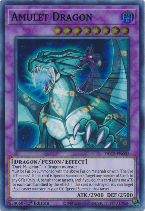 Amulet Dragon (Green) [DLCS-EN005] Ultra Rare | Good Games Adelaide SA