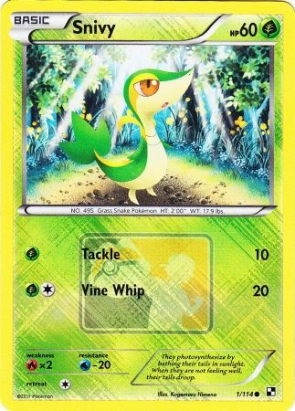 Snivy (1/114) (League Promo) [Black & White: Base Set] | Good Games Adelaide SA