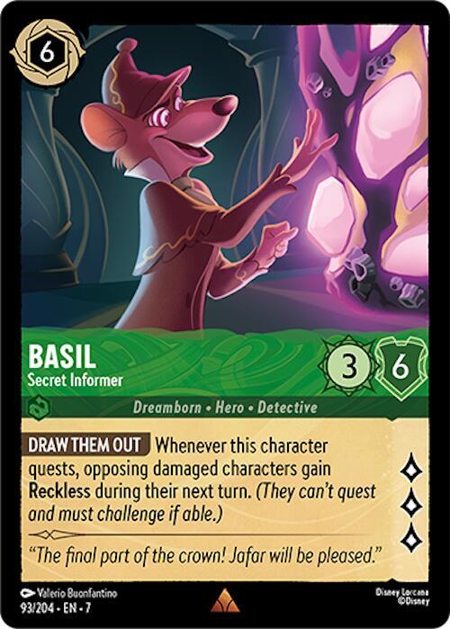 Basil Secret Informer 93/204 (Archazia's Island)  | Good Games Adelaide SA