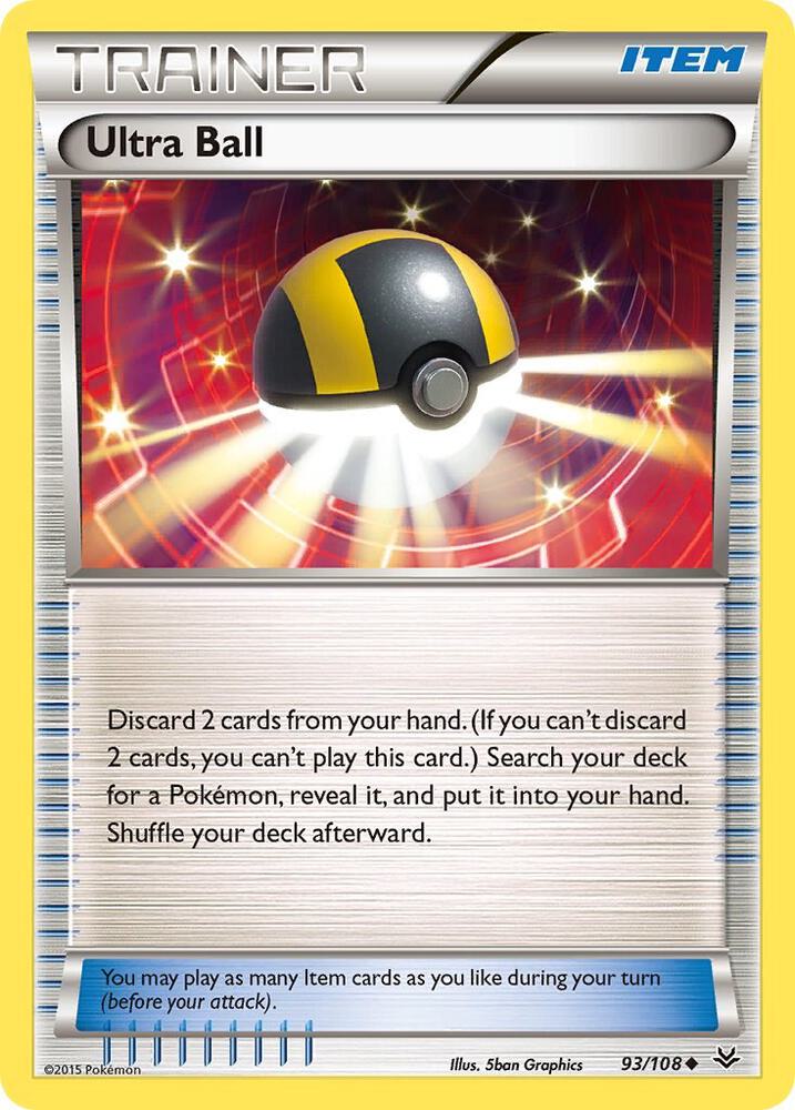 Ultra Ball 93/108 (XY - Roaring Skies)  | Good Games Adelaide SA
