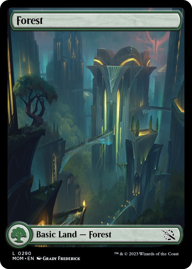 Forest 290 (March of the Machine)  - Full Art Foil | Good Games Adelaide SA