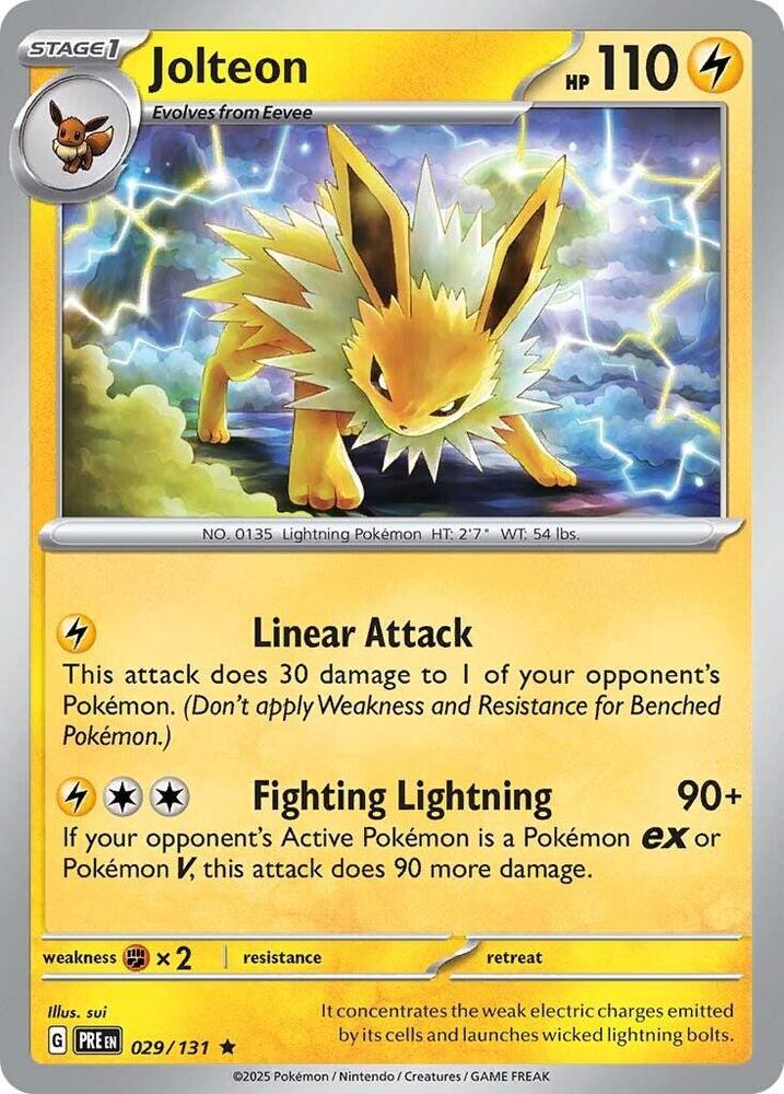 Jolteon (029/131) [Scarlet & Violet: Prismatic Evolutions] | Good Games Adelaide SA