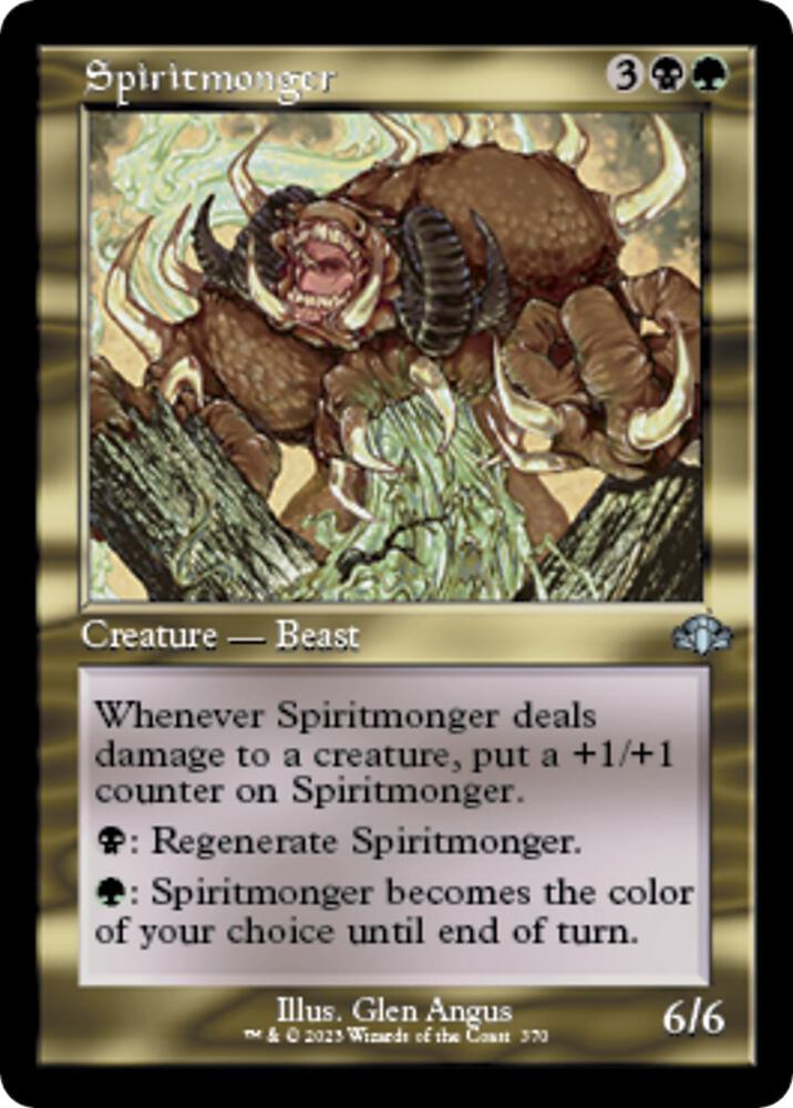 Spiritmonger Retro Frame 370 (Dominaria Remastered)  | Good Games Adelaide SA