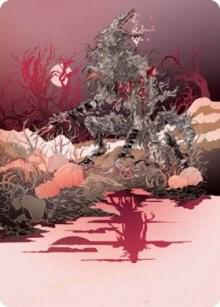 Arlinn the Moons Fury Art Card 04 81 4 (Art Series: Innistrad: Midnight Hunt)  | Good Games Adelaide SA