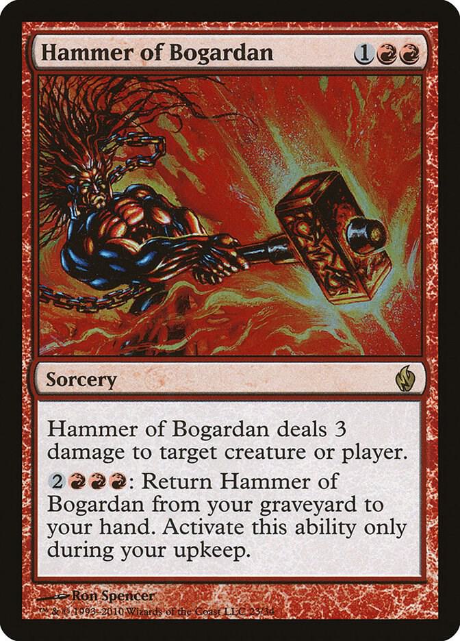 Hammer of Bogardan 23 (Premium Deck Series: Fire and Lightning)  - Foil | Good Games Adelaide SA