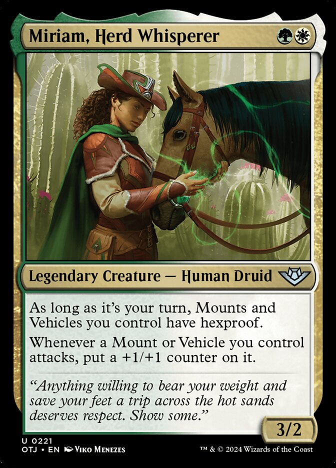 Miriam, Herd Whisperer 221 (Outlaws of Thunder Junction)  | Good Games Adelaide SA