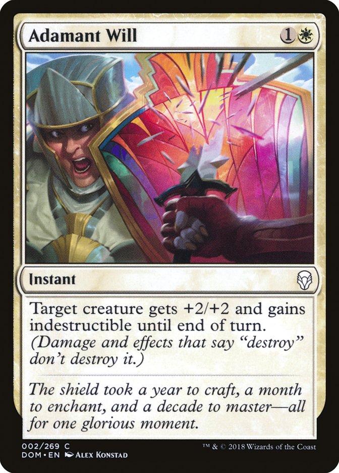 Adamant Will [Dominaria] | Good Games Adelaide SA