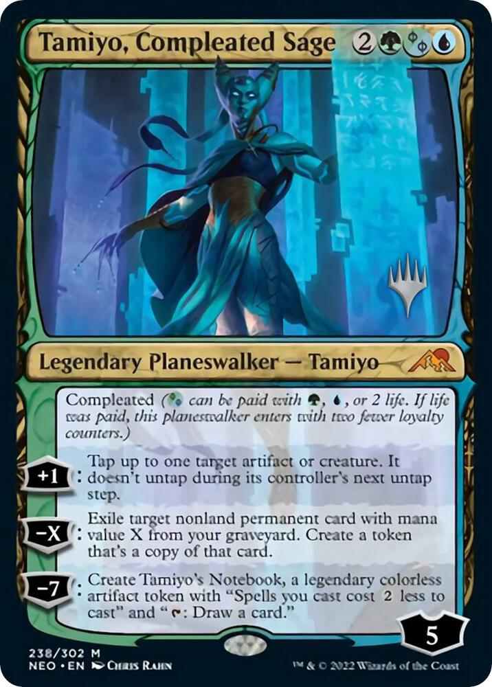 Tamiyo Compleated Sage 238 (Promo Pack: Kamigawa: Neon Dynasty)  - Foil | Good Games Adelaide SA