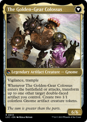 Tetzin, Gnome Champion // The Golden-Gear Colossus [The Lost Caverns of Ixalan Commander] | Good Games Adelaide SA
