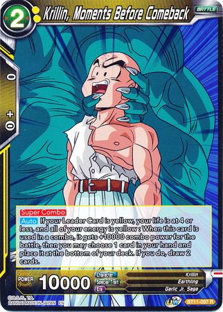 Krillin, Moments Before Comeback [BT11-097] | Good Games Adelaide SA