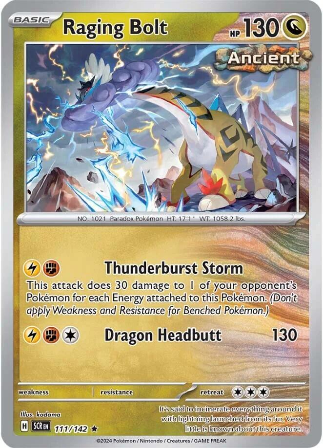 Raging Bolt 111/142 (SV07: Stellar Crown)  - Holofoil | Good Games Adelaide SA