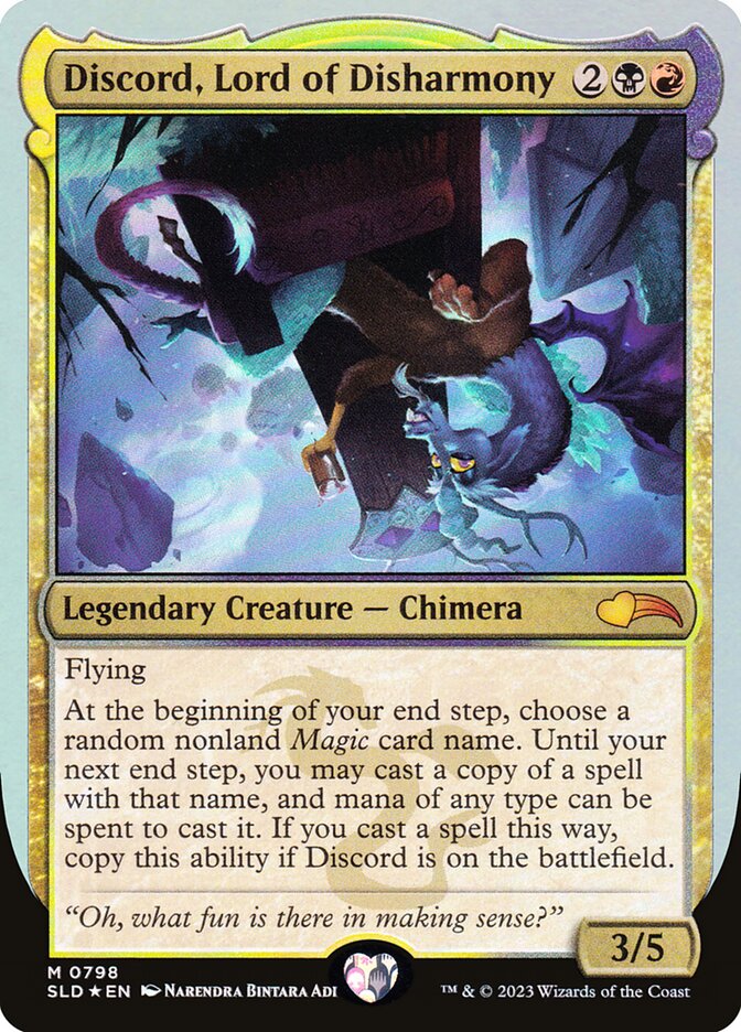 Discord, Lord of Disharmony 798 (Secret Lair Drop Series)  - Foil | Good Games Adelaide SA