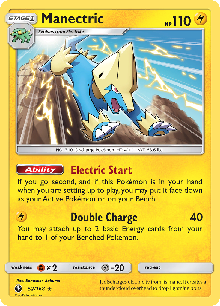 Manectric (52/168) [Sun & Moon: Celestial Storm] | Good Games Adelaide SA