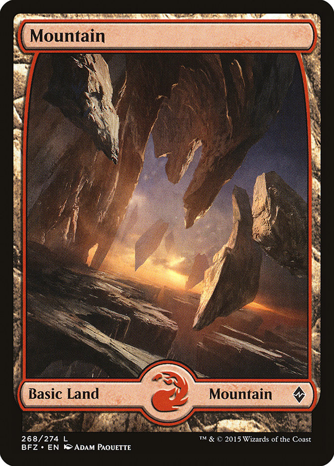 Mountain (268) [Battle for Zendikar] | Good Games Adelaide SA